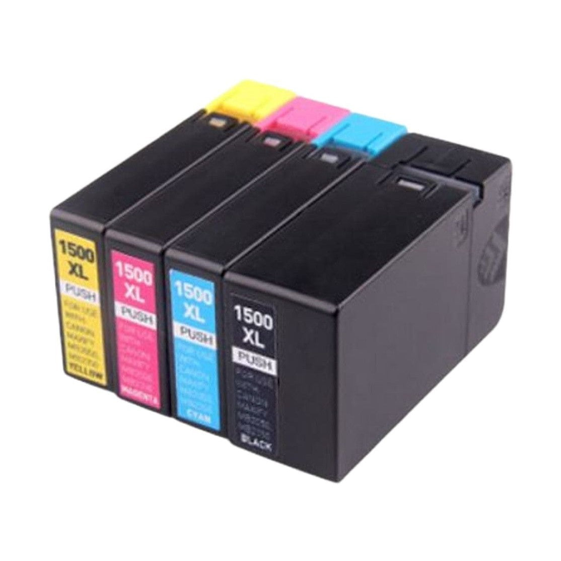 Δοχεία μελάνης CMYK — κυανό, ματζέντα, κίτρινο, μαύρο