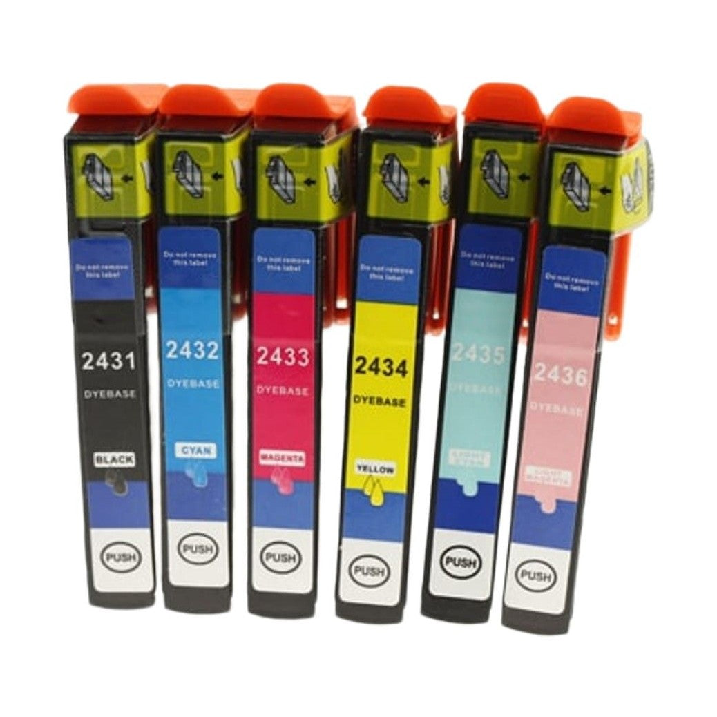 Multipack 6 συμβατών μελανιών T2431-T2436 (C13T24384010) για Epson για εκτυπωτές Epson