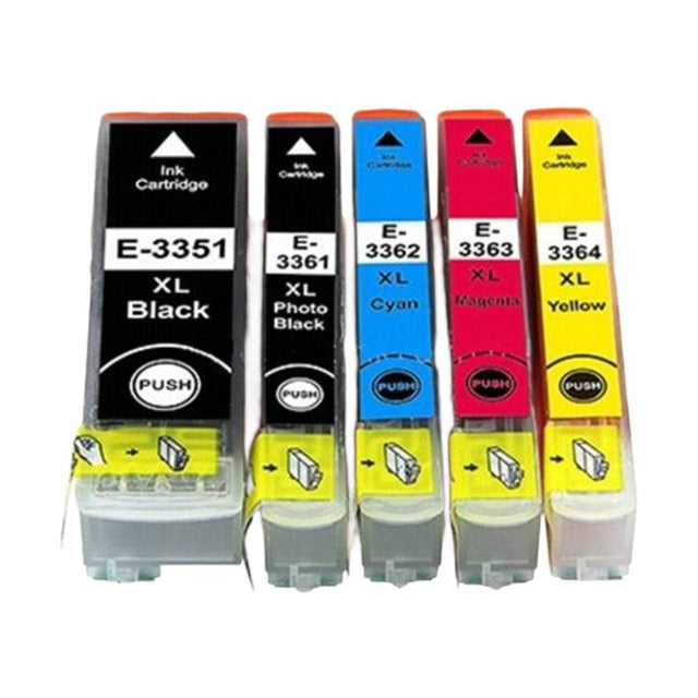 Multipack 5 συμβατών μελανιών 33XL (T3351,T3361-T3364) για Epson (C13T33574010) (T3357)