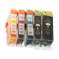Multipack 5 συμβατών μελανιών PGI-520 BK/ CLI-521 CMYK για Canon