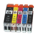 Multipack 10 συμβατών μελανιών PGI-570XL/CLI-571XL για Canon