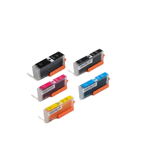 Multipack 6 συμβατών μελανιών Canon PGI-580XXL/CLI-581XXL + Blue photo