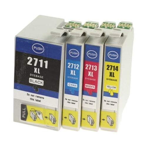 Multipack 4 συμβατών μελανιών (T2711-T2714) 27XLγια Epson για εκτυπωτές Epson