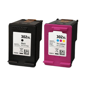 Multipack 3 Συμβατών μελανιών HP 302XL (2 Black + 1Colour) (F6U68AE) (F6U67AE)