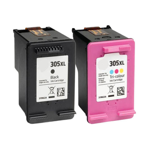 Multipack 4 συμβατών μελανιών HP 305XL (2 Black + 2Colour)