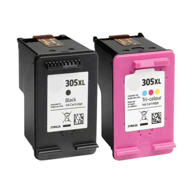Multipack 3 συμβατών μελανιών HP 305XL (2 Black + 1Colour)