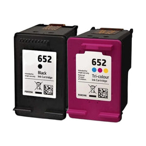 Multipack 3 Συμβατών μελανιών HP 652XL (2 Black + 1Colour)