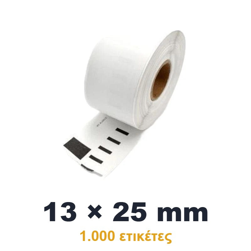 Συμβατές Αυτοκόλλητες Ετικέτες LW-11353 S0722530 σε Ρολό για Εκτυπωτή Ετικετών Dymo 13x25mm