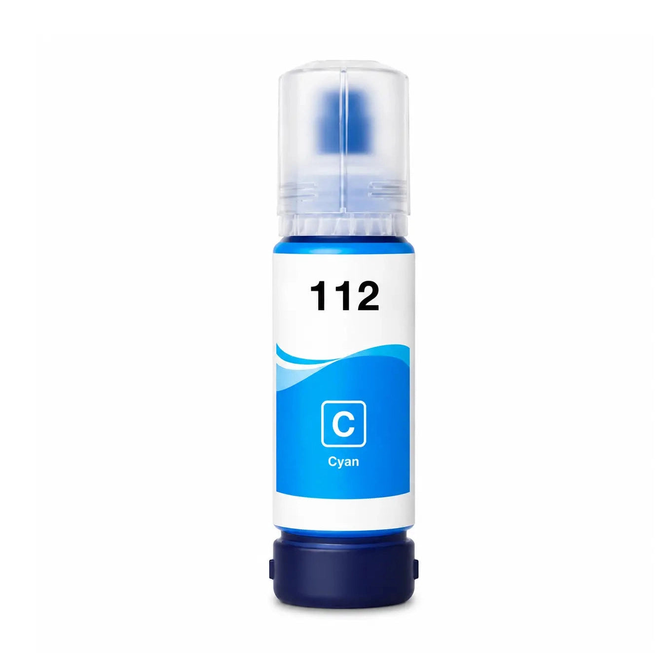 Συμβατό μελάνι Epson Ecotank 112 (C13T06C24A) (70 ml) (Cyan) για εκτυπωτές Epson