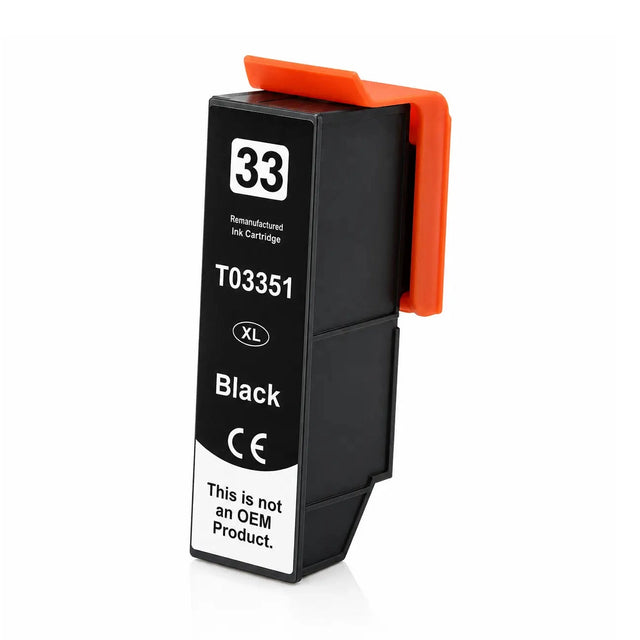Συμβατό μελάνι Epson (T3351) 33XL (C13T33514010) (Black)
