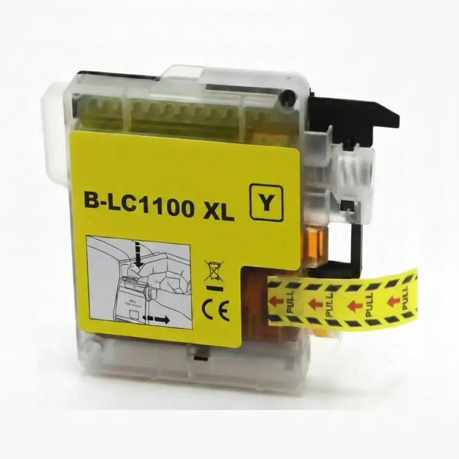 Συμβατό μελάνι Brother LC-1100XL (LC1100XLY) Yellow για εκτυπωτές Brother
