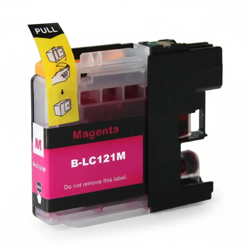 Συμβατό μελάνι Brother LC-121M (LC121M) (Magenta) για εκτυπωτές Brother
