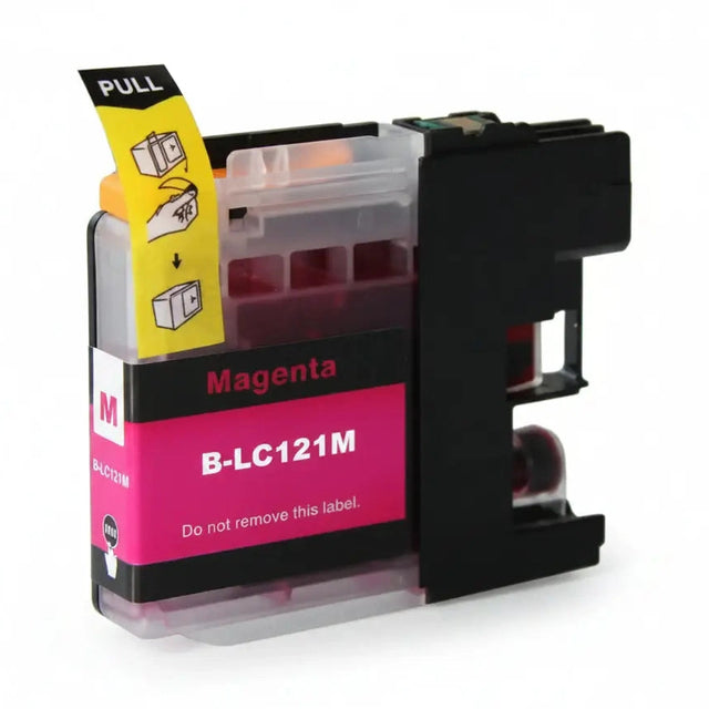 Συμβατό μελάνι Brother LC-121M (LC121M) (Magenta)
