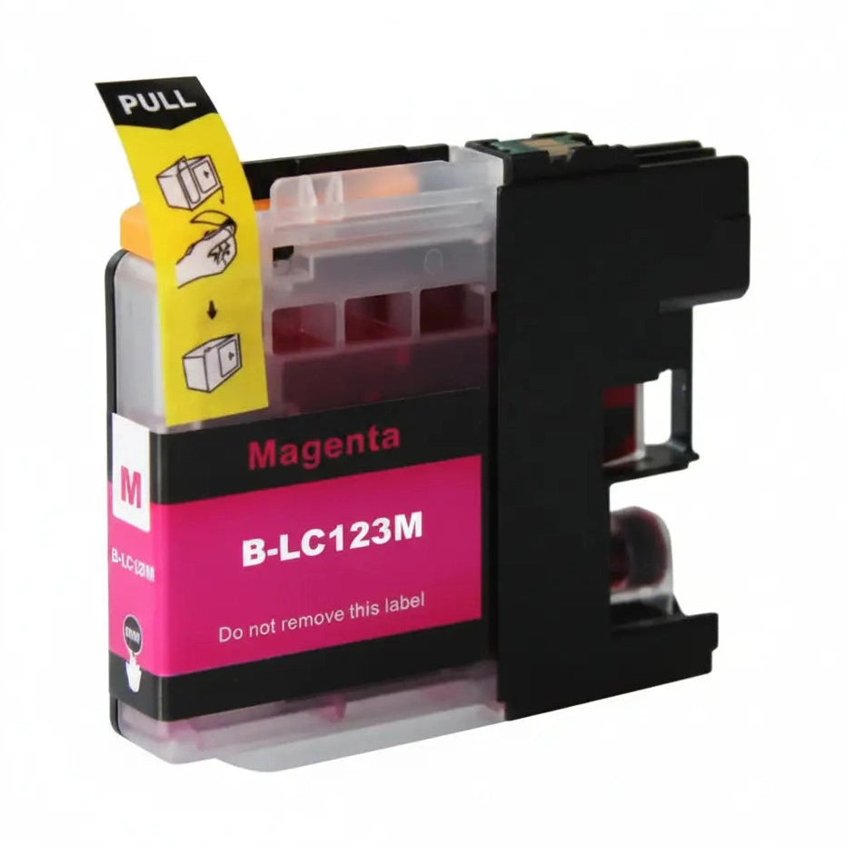 Συμβατό μελάνι Brother LC-123M (LC123M) (Magenta) για εκτυπωτές Brother