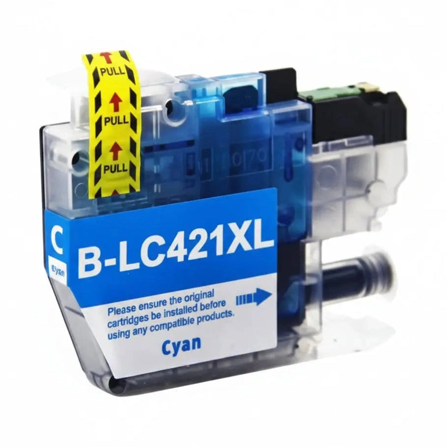 Συμβατό μελάνι Brother LC-421XLC (LC421XLC) (10ml) (Cyan) για εκτυπωτές Brother