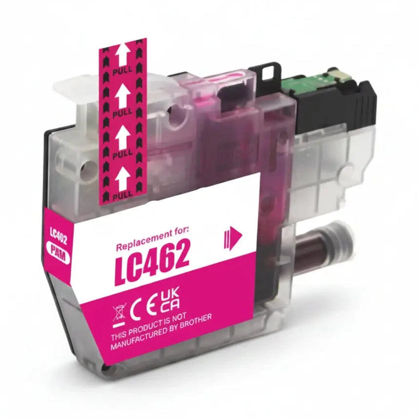 Συμβατό μελάνι Brother LC-462XL (LC462XLM) Magenta για εκτυπωτές Brother