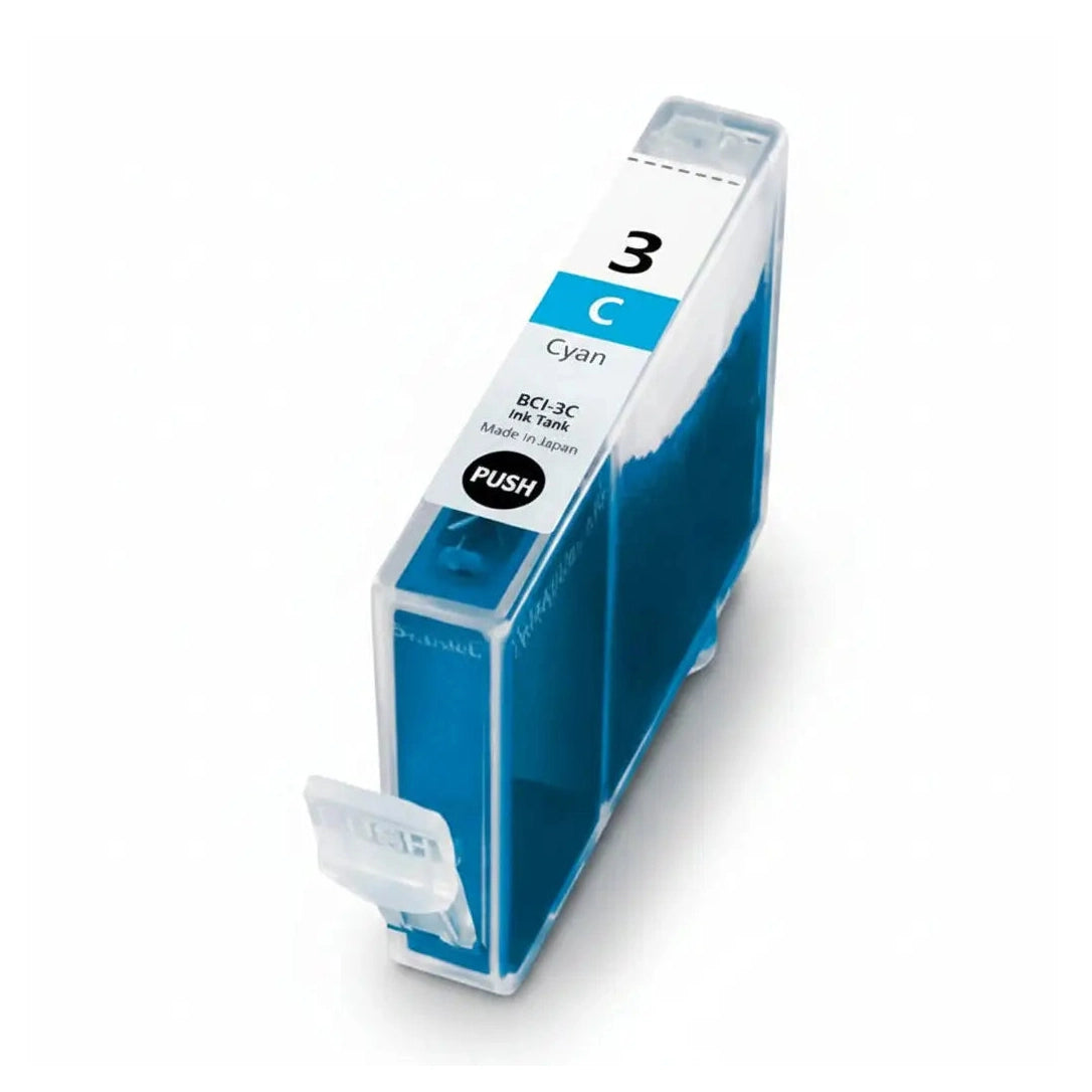 Συμβατό μελάνι Canon BCI-3 Cyan (4480A002) για εκτυπωτές Canon