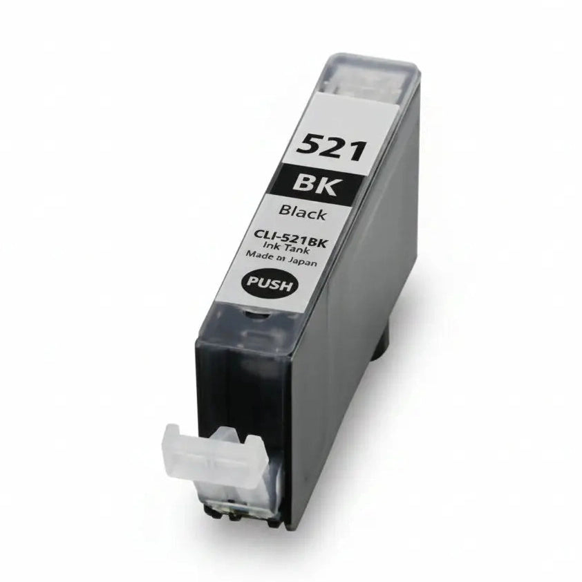 Συμβατό μελάνι Canon CLI-521 (2933B001) (Black) για εκτυπωτές Canon