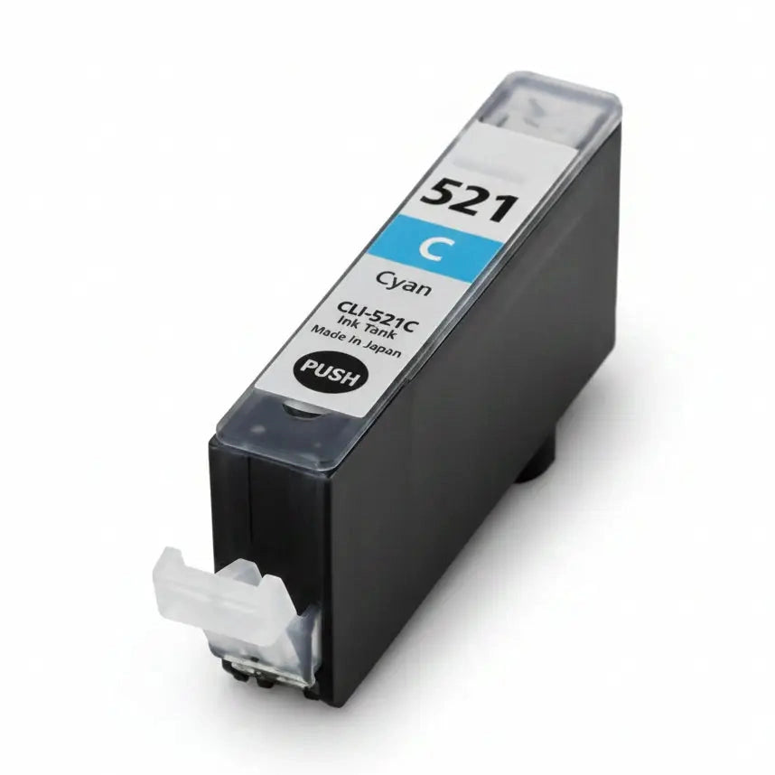 Συμβατό μελάνι Canon CLI-521 (2934B001) (Cyan) για εκτυπωτές Canon