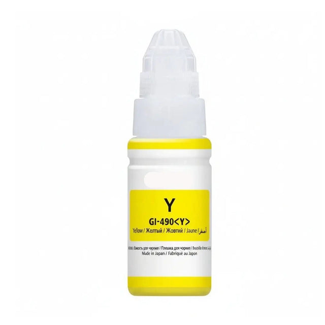 Συμβατό μελάνι Canon GI-490 (1606C001) (Yellow)