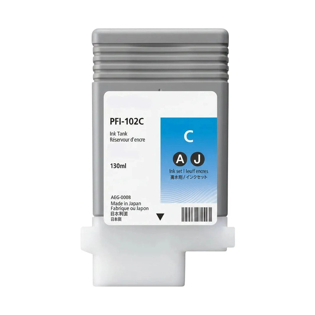 Συμβατό μελάνι Canon PFI-102 C (0896B001) (Cyan) για εκτυπωτές Canon