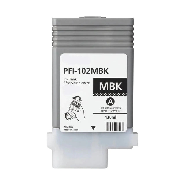 Συμβατό μελάνι Canon PFI-102 MBK (0894B001) (Black mat)