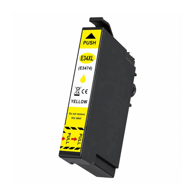 Συμβατό μελάνι Epson (T3474) 34XL (C13T34744010) (Yellow)