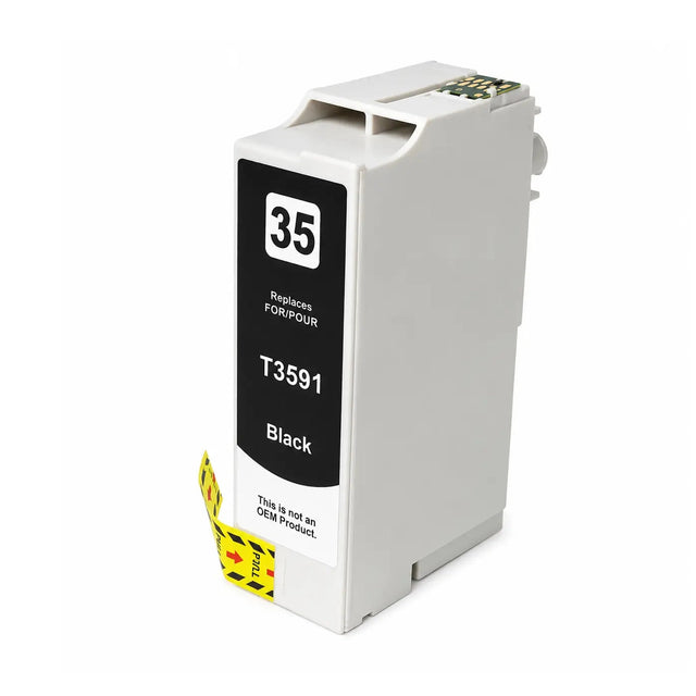 Συμβατό μελάνι Epson 35 XL (T3591) (C13T35914010) (Black)