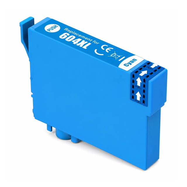 Συμβατό μελάνι Epson 604 XL (Cyan) (C13T10H24010)