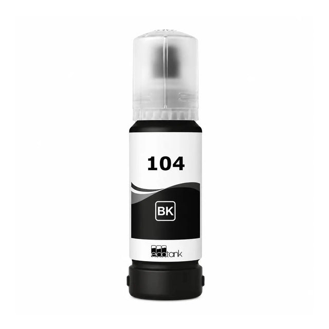 Συμβατό μελάνι Epson Ecotank 104 (C13T00P140) (70 ml) (Black)