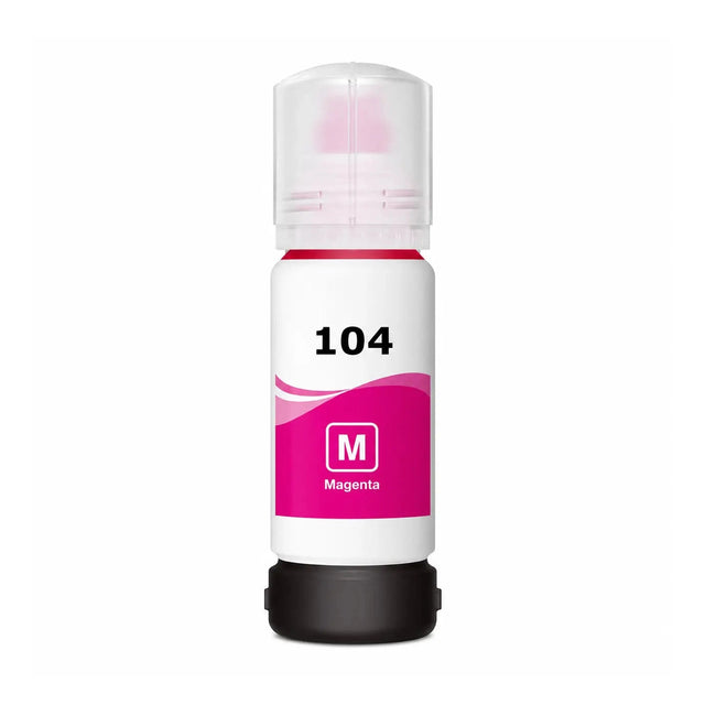 Συμβατό μελάνι Epson Ecotank 104 (C13T00P340) (Magenta)