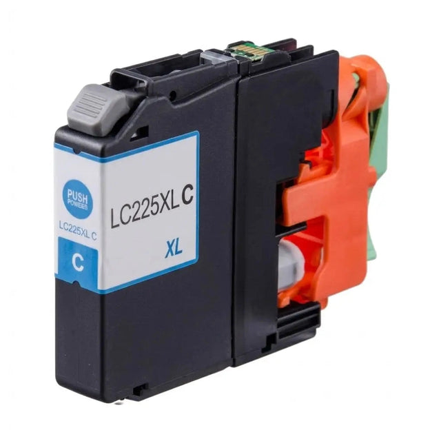 Συμβατό μελάνι LC-225 XL C για Brother (LC225XLC) (Cyan)