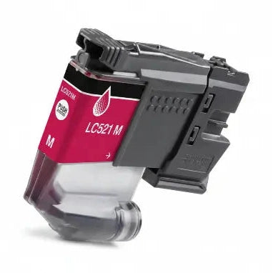 Συμβατό Μελάνι Brother LC-521 (LC521M) Magenta για εκτυπωτές Brother