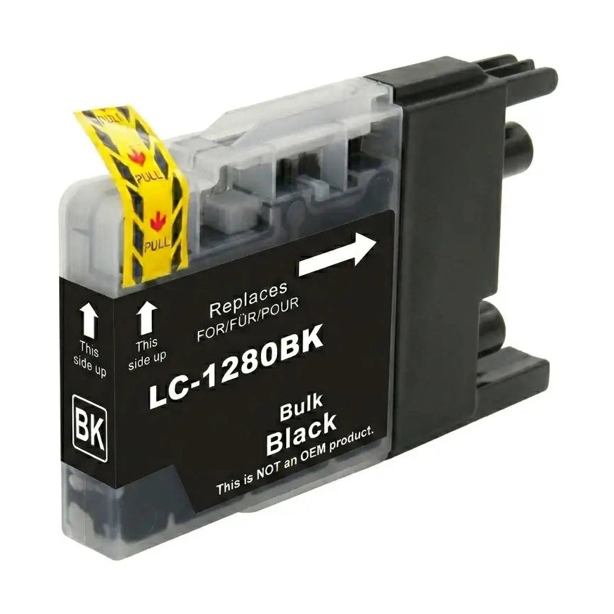 Συμβατό μελάνι LC-1280 BK για Brother (LC1280BK) (Black) για εκτυπωτές Brother