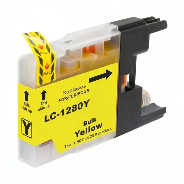 Συμβατό μελάνι LC-1280 Y για Brother (LC1280Y) (Yellow)