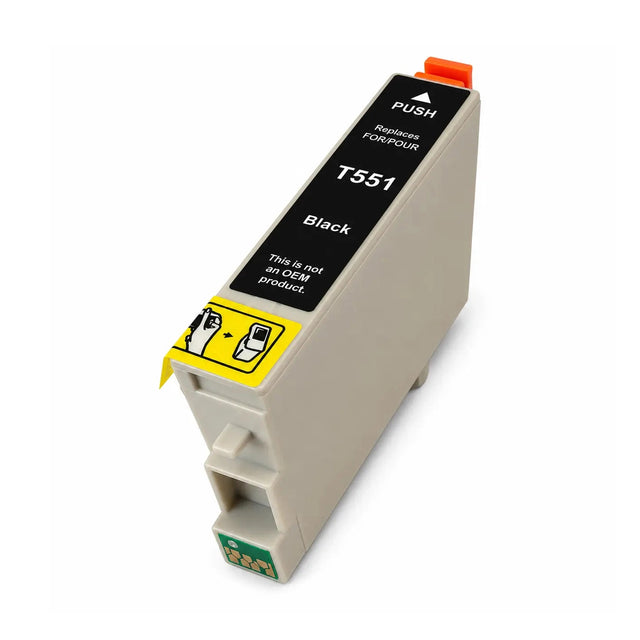 Συμβατό μελάνι Epson T0551 (C13T055140) (Black)