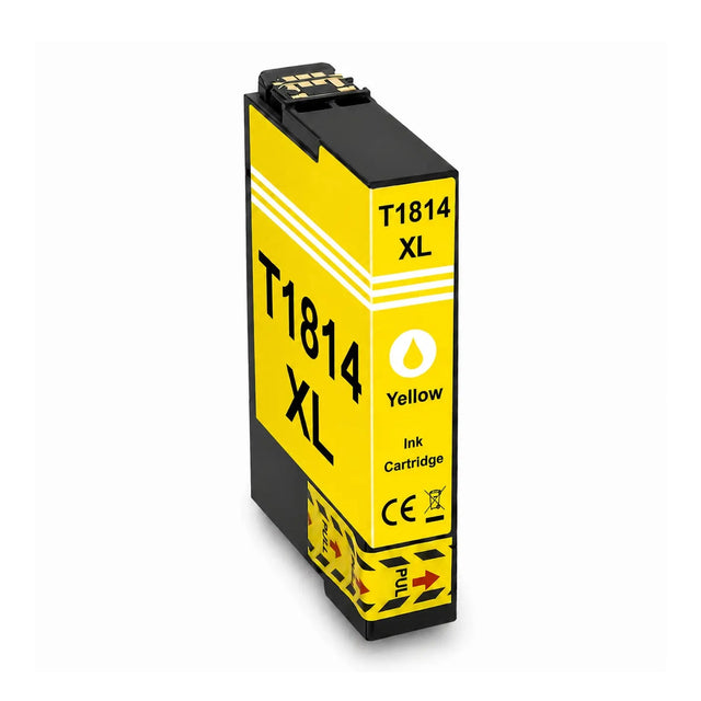 Συμβατό μελάνι Epson T1814 XL (C13T18144010) (Yellow)
