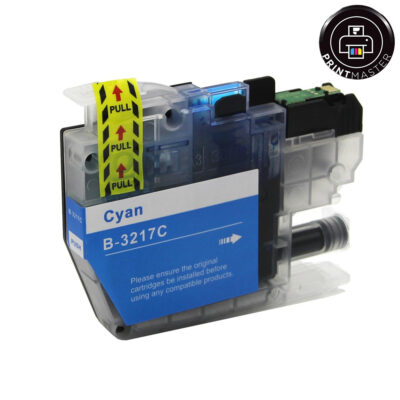 Συμβατό μελάνι Brother LC-3217C (9ml) (Cyan)
