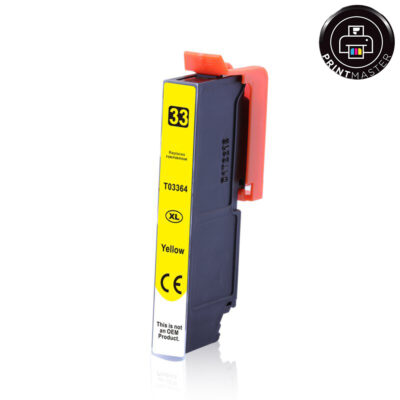 Συμβατό μελάνι Epson (T3364) 33XL (C13T33644010) (Yellow)