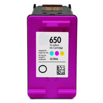 Συμβατό μελάνι HP 650XL (CZ102AE) (600 ΣΕΛΙΔΕΣ) (Color)