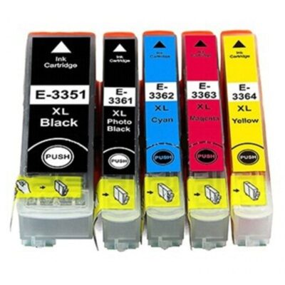 Multipack 5 συμβατών μελανιών 33XL (T3351, T3361-T3364) για Epson (C13T33574010) (T3357)