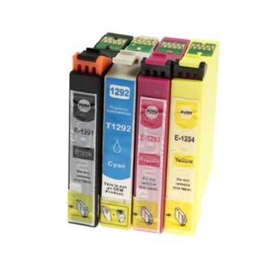 Multipack 4 συμβατών μελανιών (Τ1291-Τ1294) για Epson (C13T12954010) (T1295)