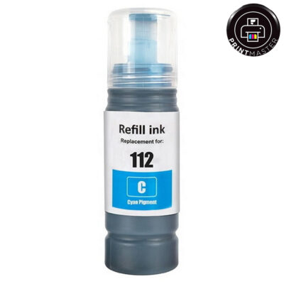 Συμβατό μελάνι Epson Ecotank 112 (C13T06C24A) (70 ml) (Cyan)