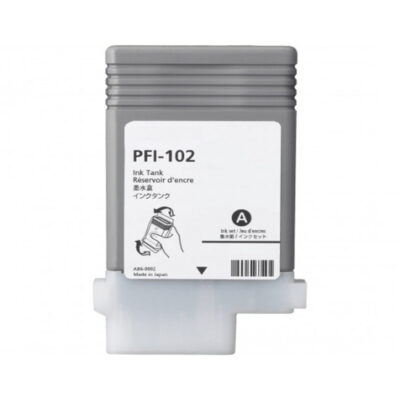 Συμβατό μελάνι Canon PFI-102 BK (0895B001) (130ml) (Black)