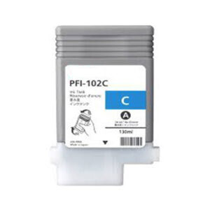 Συμβατό μελάνι Canon PFI-102 C (0896B001) (130ml) (Cyan)