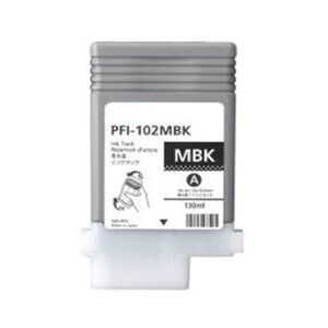 Συμβατό μελάνι Canon PFI-102 MBK (0894B001) (130ml) (Black mat)