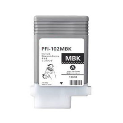 Συμβατό μελάνι Canon PFI-102 MBK (0894B001) (130ml) (Black mat)