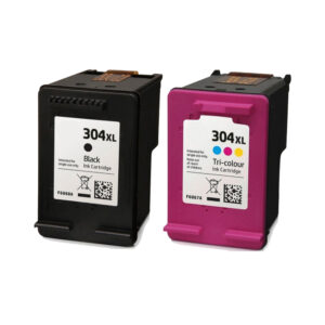 Multipack 2 συμβατών μελανιών HP 304XL (1 Black + 1 Colour) (N9K08AE) (N9K07AE)